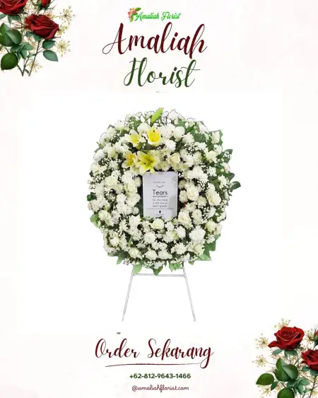 Krans Bunga Duka Parijatah Kulon